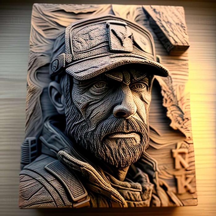 3D model Captain Price from Call of Duty Modern Warfare (STL)